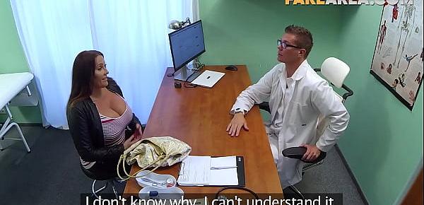 Fake Doctor Touching the Big Tits of her Patient | Hidden cam